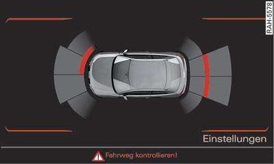 Infotainment: Optische Abstandsanzeige